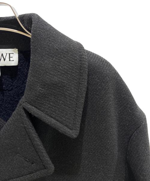 LOEWE（ロエベ）LOEWE (ロエベ) ムートンPコート　H526Y03W60 ブラック サイズ:50の古着・服飾アイテム