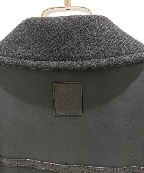 LOEWE（ロエベ）LOEWE (ロエベ) ムートンPコート　H526Y03W60 ブラック サイズ:50の古着・服飾アイテム