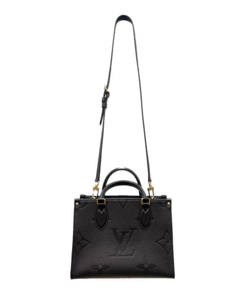 LOUIS VUITTON（ルイ ヴィトン）LOUIS VUITTON (ルイ ヴィトン) モノグラム・アンプラント オンザゴー PM ノワール サイズ:PM（25）の古着・服飾アイテム
