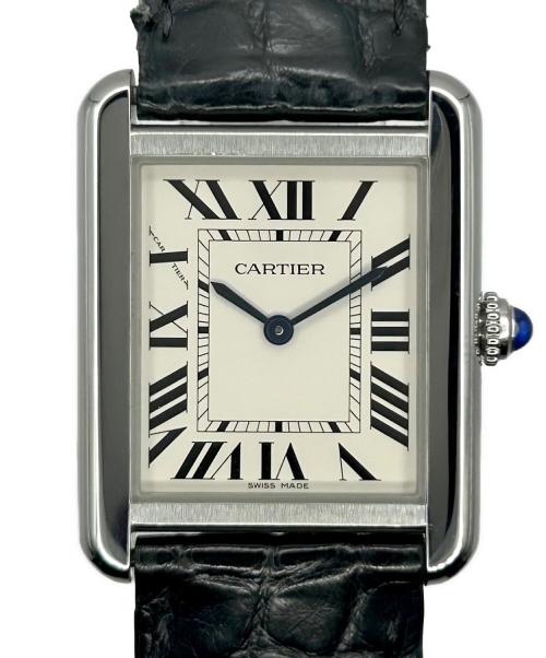 Cartier（カルティエ）Cartier (カルティエ) Tank Solo Quartz SM Ref.WSTA0030 タンクソロ クォーツ サイズ:SM/スモールの古着・服飾アイテム