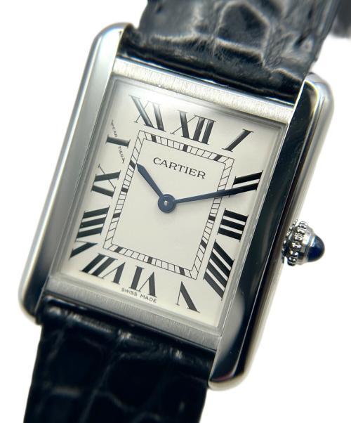 Cartier（カルティエ）Cartier (カルティエ) Tank Solo Quartz SM Ref.WSTA0030 タンクソロ クォーツ サイズ:SM/スモールの古着・服飾アイテム