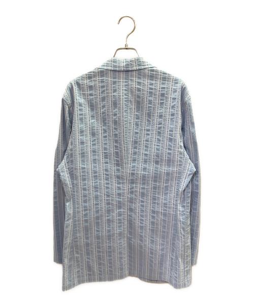 HERMES（エルメス）HERMES (エルメス) コットンテーラードジャケット スカイブルー サイズ:46の古着・服飾アイテム