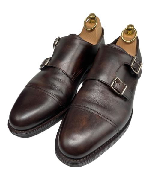 JOHN LOBB（ジョンロブ）JOHN LOBB (ジョンロブ) WILLIAM/ウィリアム ダブルモンクレザーシューズ ブラウン サイズ:6の古着・服飾アイテム