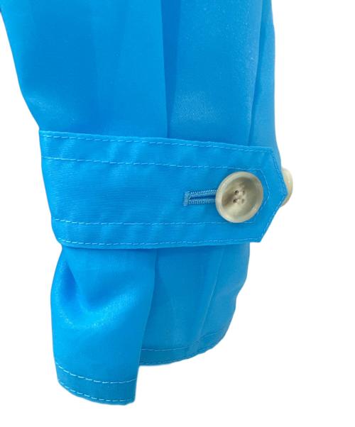 ENFOLD（エンフォルド）ENFOLD (エンフォルド) オーガンジートレンチコート スカイブルー サイズ:36の古着・服飾アイテム