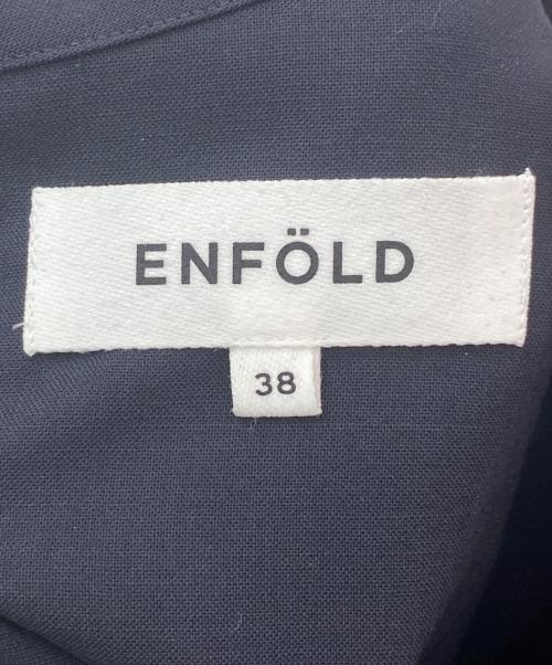 ENFOLD（エンフォルド）ENFOLD (エンフォルド) WRINKLES BLOUSE ブラック サイズ:38の古着・服飾アイテム