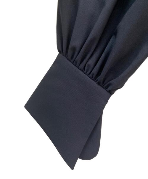 ENFOLD（エンフォルド）ENFOLD (エンフォルド) WRINKLES BLOUSE ブラック サイズ:38の古着・服飾アイテム