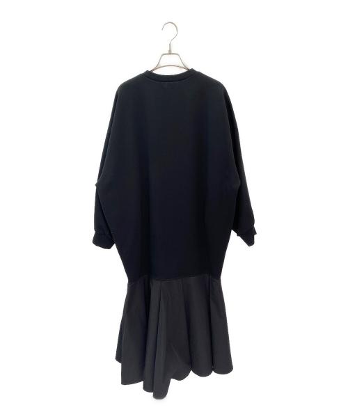 ENFOLD（エンフォルド）ENFOLD (エンフォルド) TAFFETA-SKIRT DRESS ブラック サイズ:36の古着・服飾アイテム