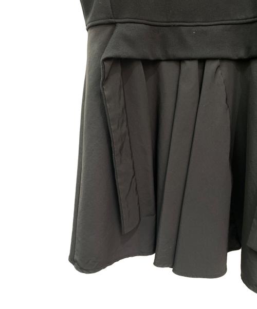 ENFOLD（エンフォルド）ENFOLD (エンフォルド) TAFFETA-SKIRT DRESS ブラック サイズ:36の古着・服飾アイテム