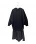 ENFOLD（エンフォルド）の古着「TAFFETA-SKIRT DRESS」｜ブラック