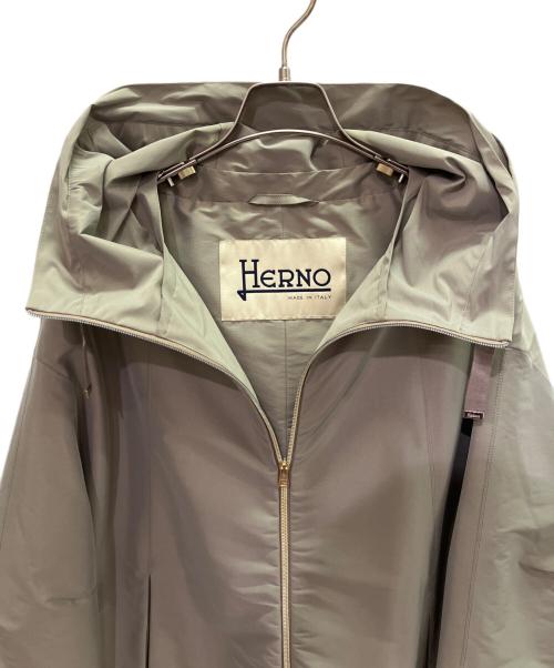 HERNO（ヘルノ）HERNO (ヘルノ) ドロップショルダー ナイロンジャケット チャコールグレー サイズ:40の古着・服飾アイテム