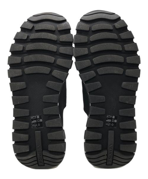 PRADA（プラダ）PRADA (プラダ) ニットソックススニーカー グレー サイズ:6の古着・服飾アイテム