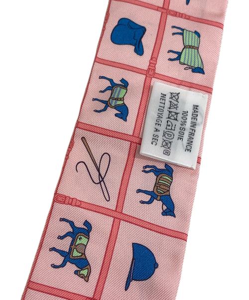 HERMES（エルメス）HERMES (エルメス) ツイリー ピンクの古着・服飾アイテム