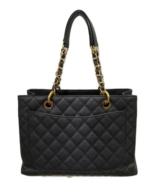 CHANEL（シャネル）CHANEL (シャネル) GSTトート/グランドショッピングトート ブラック サイズ:33の古着・服飾アイテム