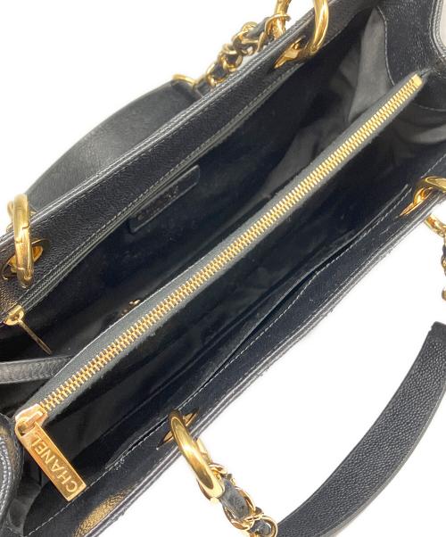 CHANEL（シャネル）CHANEL (シャネル) GSTトート/グランドショッピングトート ブラック サイズ:33の古着・服飾アイテム