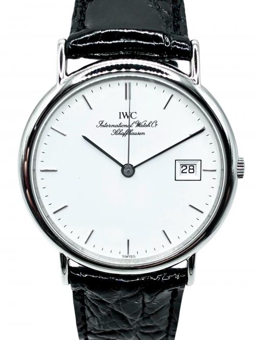 IWC（アイダブリューシー）IWC (アイダブリューシー) Portofino ポートフィノ Ref.IW3331 白文字盤 白文字盤 サイズ:33.5㎜/16.0㎝の古着・服飾アイテム