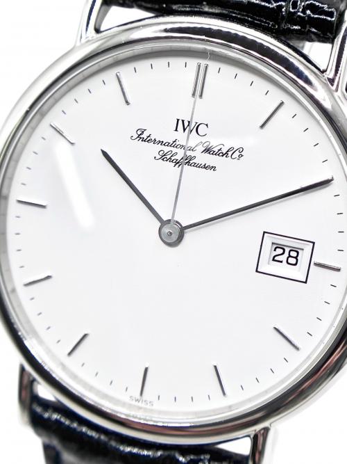 IWC（アイダブリューシー）IWC (アイダブリューシー) Portofino ポートフィノ Ref.IW3331 白文字盤 白文字盤 サイズ:33.5㎜/16.0㎝の古着・服飾アイテム