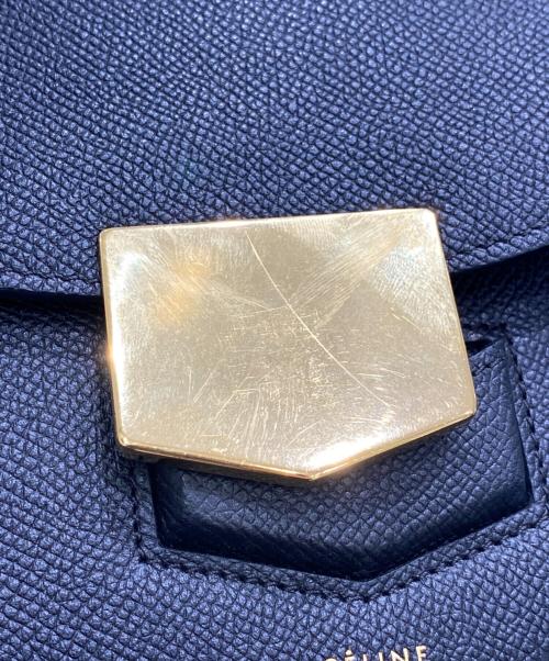 CELINE（セリーヌ）CELINE (セリーヌ) トロッターショルダーバッグ ブラックの古着・服飾アイテム