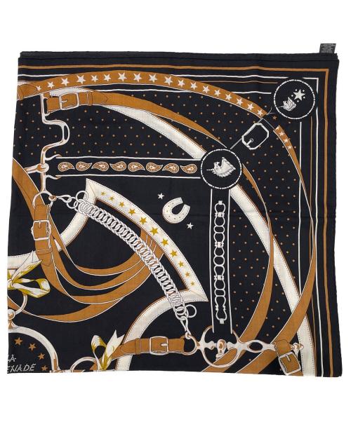 HERMES（エルメス）HERMES (エルメス) カレジェアン 140 La Promenade du Matin ブラック サイズ:140の古着・服飾アイテム