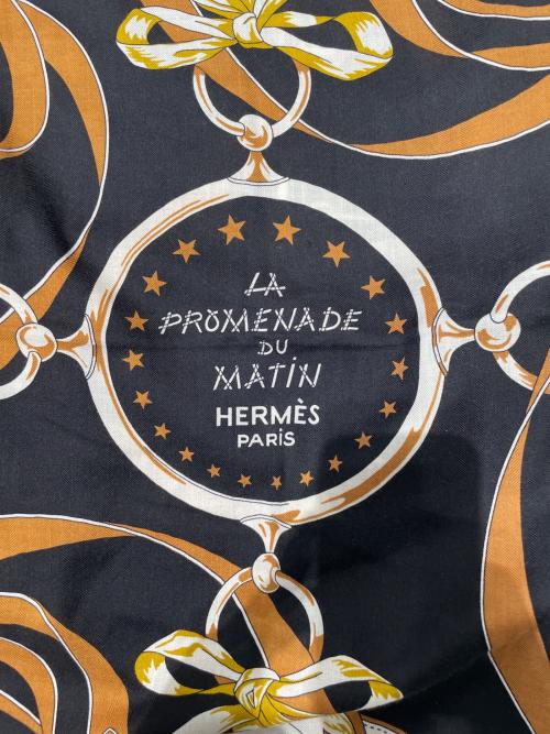HERMES（エルメス）HERMES (エルメス) カレジェアン 140 La Promenade du Matin ブラック サイズ:140の古着・服飾アイテム