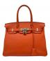 HERMES（エルメス）の古着「バーキン 30 テールバテュー シルバー金具 X刻印:2016年 トゴ」｜テールバトゥー/TERRE BATTUE