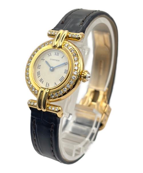 Cartier（カルティエ）Cartier (カルティエ)  Colisée 18KYG Ref.8057911 コリゼ クォーツ ベゼルダイヤ  サイズ:24mmの古着・服飾アイテム