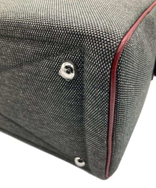 HERMES（エルメス）HERMES (エルメス) ヴィクトリアⅡ 35/ハンドバッグ グレー×レッド サイズ:35の古着・服飾アイテム