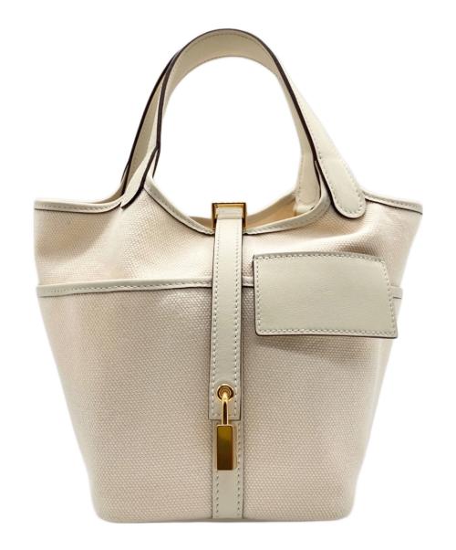 HERMES（エルメス）HERMES (エルメス) ピコタンロック カーゴ PM/カーゴ/ハンドバッグ アイボリー系 サイズ:PMの古着・服飾アイテム