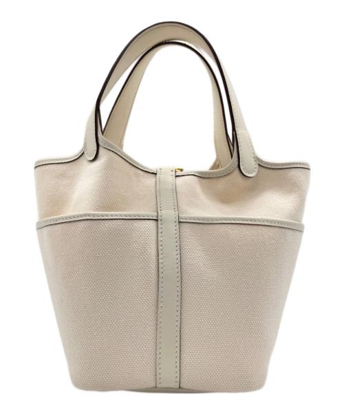HERMES（エルメス）HERMES (エルメス) ピコタンロック カーゴ PM/カーゴ/ハンドバッグ アイボリー系 サイズ:PMの古着・服飾アイテム
