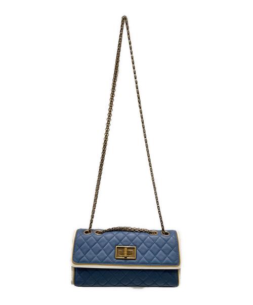 CHANEL（シャネル）CHANEL (シャネル) 2.55 チェーンショルダーバッグ スカイブルー サイズ:25cmの古着・服飾アイテム