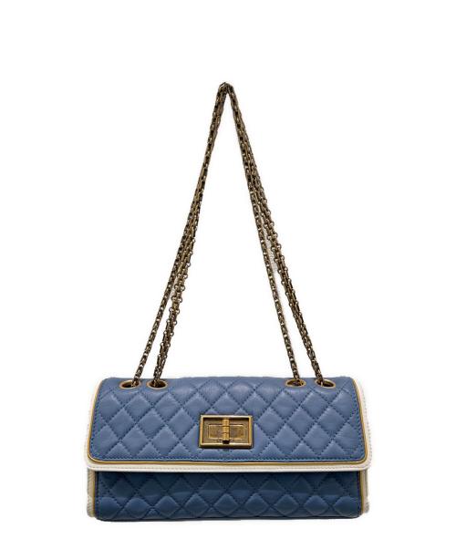 CHANEL（シャネル）CHANEL (シャネル) 2.55 チェーンショルダーバッグ スカイブルー サイズ:25cmの古着・服飾アイテム