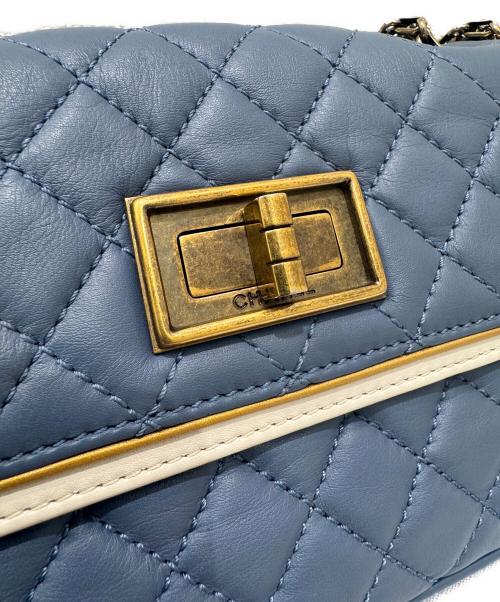 CHANEL（シャネル）CHANEL (シャネル) 2.55 チェーンショルダーバッグ スカイブルー サイズ:25cmの古着・服飾アイテム
