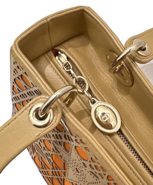 Christian Dior（クリスチャン ディオール）Christian Dior (クリスチャン ディオール) レディディオール ミディアム オレンジ サイズ:ミディアムの古着・服飾アイテム