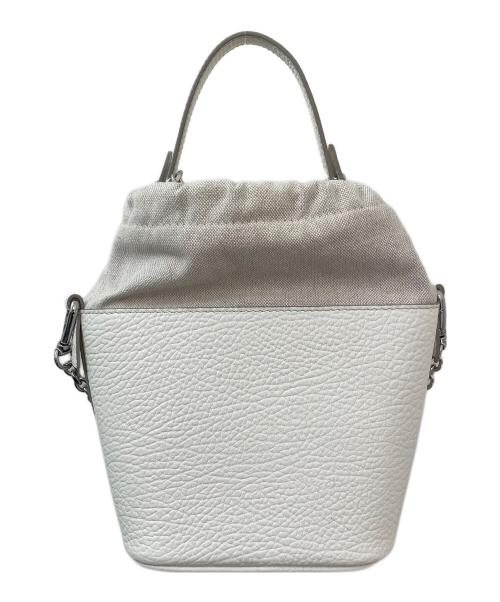 Maison Margiela（メゾンマルジェラ）Maison Margiela (メゾンマルジェラ) 5ACバケットバッグ ホワイトの古着・服飾アイテム