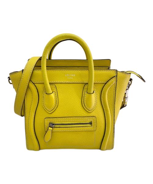 CELINE（セリーヌ）CELINE (セリーヌ) ラゲージ ナノ イエロー サイズ:ナノの古着・服飾アイテム