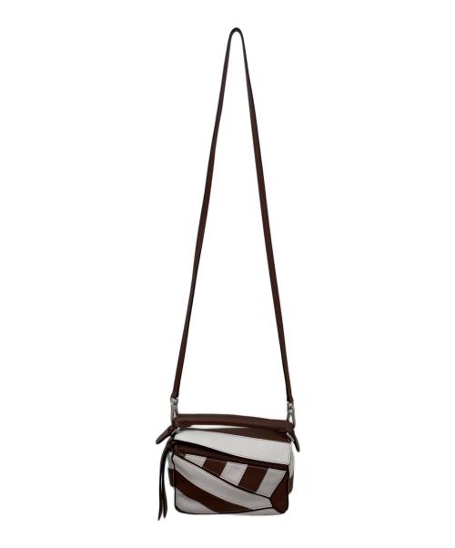 LOEWE（ロエベ）LOEWE (ロエベ) パズルバッグ ミニ ラグビー ブラウン サイズ:ミニの古着・服飾アイテム