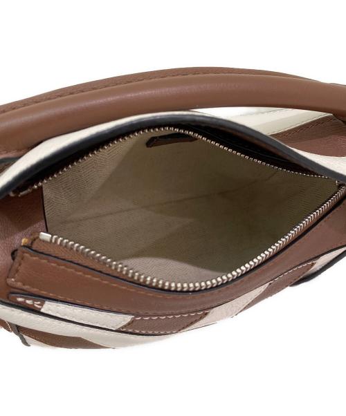 LOEWE（ロエベ）LOEWE (ロエベ) パズルバッグ ミニ ラグビー ブラウン サイズ:ミニの古着・服飾アイテム