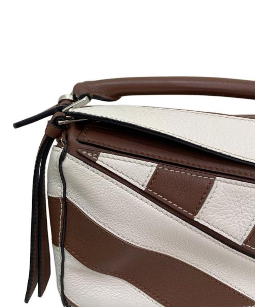 LOEWE（ロエベ）LOEWE (ロエベ) パズルバッグ ミニ ラグビー ブラウン サイズ:ミニの古着・服飾アイテム