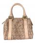 FENDI (フェンディ) ズッキーノ ミニボストンバッグ ベージュ：85000円