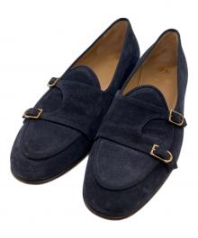 EDHEN（エデン）の古着「スウェードローファー」｜ネイビー