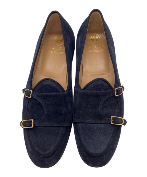 EDHEN（エデン）EDHEN (エデン) スウェードローファー ネイビー サイズ:8の古着・服飾アイテム