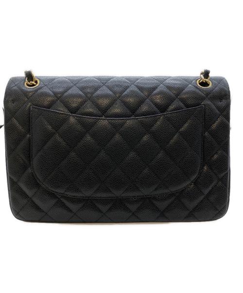 CHANEL（シャネル）CHANEL (シャネル) マトラッセ 30 / Wフラップチェーンショルダーバッグ ブラック サイズ:30の古着・服飾アイテム