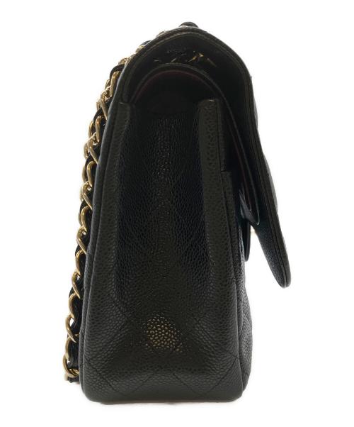 CHANEL（シャネル）CHANEL (シャネル) マトラッセ 30 / Wフラップチェーンショルダーバッグ ブラック サイズ:30の古着・服飾アイテム