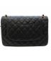 CHANEL (シャネル) マトラッセ 30 / Wフラップチェーンショルダーバッグ ブラック サイズ:30：850000円
