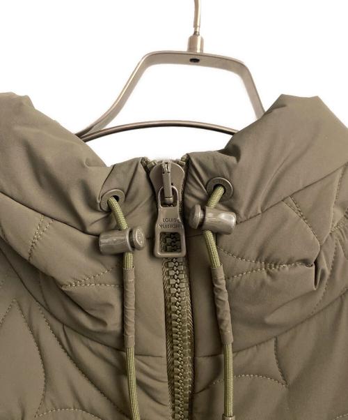 LOUIS VUITTON（ルイ ヴィトン）LOUIS VUITTON (ルイ ヴィトン) 23SS フラワーキルテッド フーディ ジャケット オリーブ サイズ:54の古着・服飾アイテム