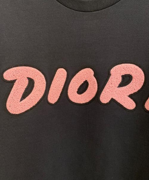 Dior（ディオール）Dior (ディオール) KAWS (カウズ)  BEEロゴ刺繍クルーネックスウェット ネイビー サイズ:XLの古着・服飾アイテム