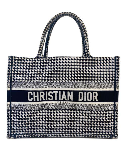 Christian Dior（クリスチャン ディオール）Christian Dior (クリスチャン ディオール) ブックトート ミディアム ブラック サイズ:ミディアムの古着・服飾アイテム