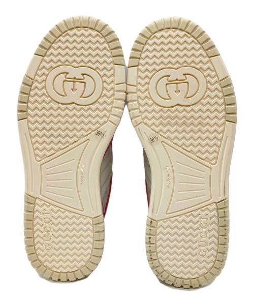 GUCCI（グッチ）GUCCI (グッチ) GUCCI Re-Web/リウェブスニーカー ホワイト サイズ:38 1/2の古着・服飾アイテム