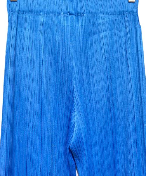 PLEATS PLEASE（プリーツプリーズ）PLEATS PLEASE (プリーツプリーズ) EXPLORE プリーツパンツ ブルー サイズ:2の古着・服飾アイテム