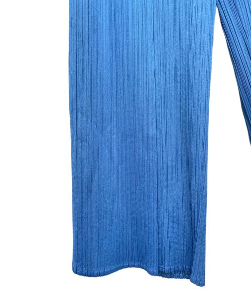 PLEATS PLEASE（プリーツプリーズ）PLEATS PLEASE (プリーツプリーズ) EXPLORE プリーツパンツ ブルー サイズ:2の古着・服飾アイテム