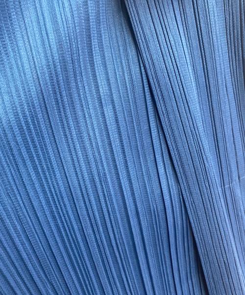 PLEATS PLEASE（プリーツプリーズ）PLEATS PLEASE (プリーツプリーズ) EXPLORE プリーツパンツ ブルー サイズ:2の古着・服飾アイテム